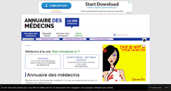 Desktop Screenshot of annuaire-medecins.net