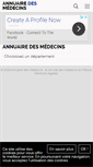 Mobile Screenshot of annuaire-medecins.net